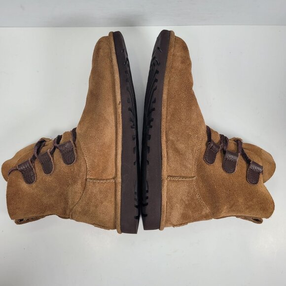 UGG Elvi Women's Brown Ankle Lace Up Boots S/N 1017534 US Size 8 - Picture 6 of 10